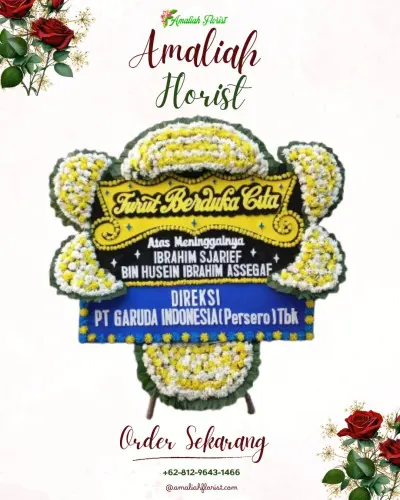 Papan Bunga Duka di Purwosono
